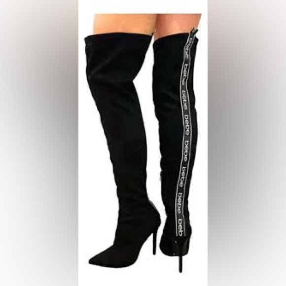 bebe Shoes - Bebe Black Pants with Logo Detail